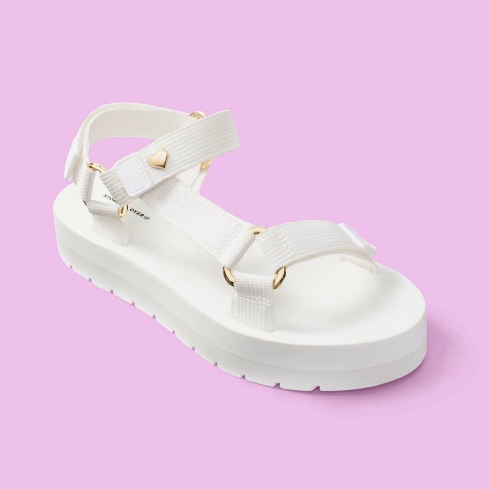 Stoney Clover Lane x Target White Sandals size 9